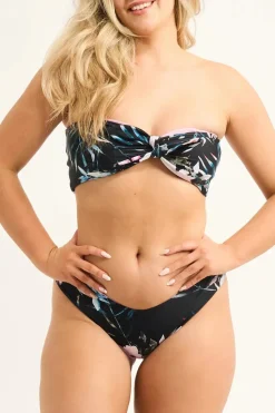 Silky Reversible Bandeau Bikini Top - Exotic At Heart