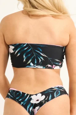 Silky Reversible Bandeau Bikini Top - Exotic At Heart