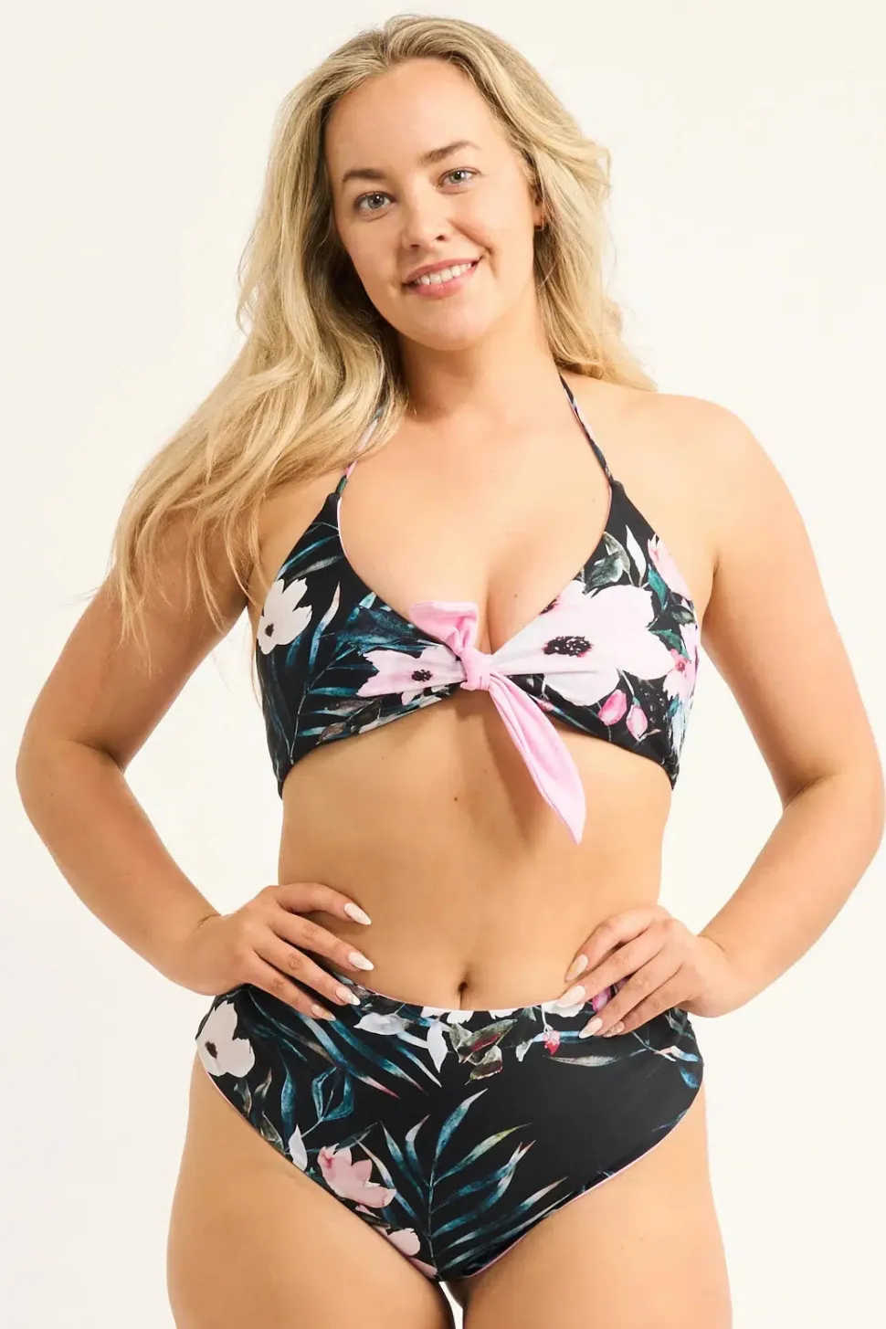 Silky Reversible Bralette Bikini Top - Exotic At Heart