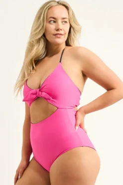 Silky Reversible Bralette One Piece W/ Extra Coverage Bottoms - Dark And Moody