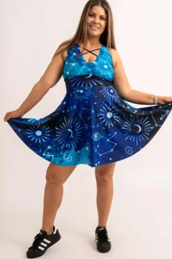 Silky Reversible Comfort Crop Mini Dress - Imagine Nation