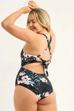 Silky Reversible Cross Over One Piece W/ Extra Coverage Bottoms - Exotic At Heart
