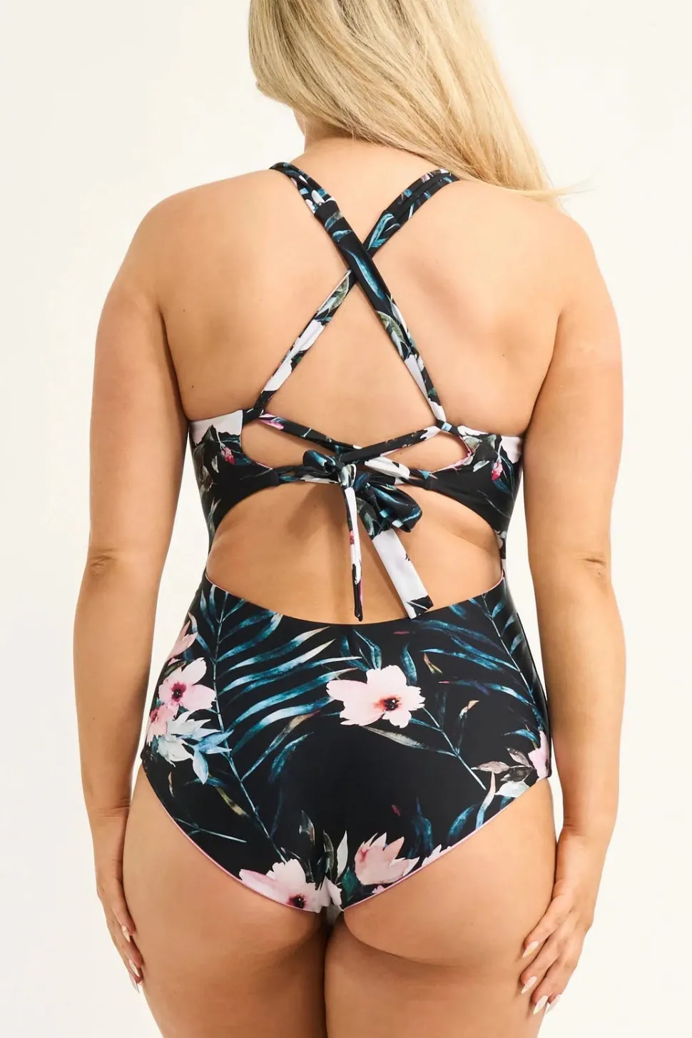 Silky Reversible Cross Over One Piece W/ Extra Coverage Bottoms - Exotic At Heart