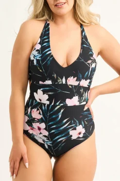 Silky Reversible Deep V One Piece W/ Extra Coverage Bottoms - Exotic At Heart