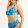 Silky Reversible High Waisted Cheeky Cut Bikini Bottoms - Mermaid Mafia