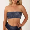 Silky Reversible High Waisted Cheeky Cut Bikini Bottoms - Dark And Moody