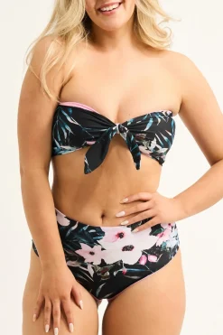 Silky Reversible High Waisted Extra Coverage Bikini Bottoms - Exotic At Heart