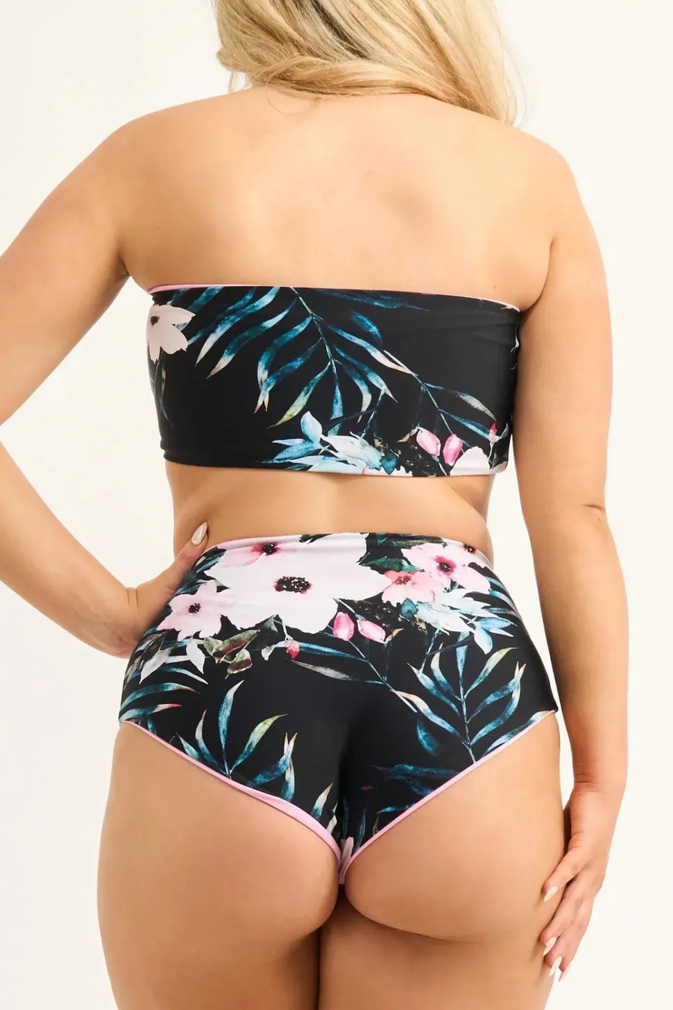 Silky Reversible High Waisted Extra Coverage Bikini Bottoms - Exotic At Heart