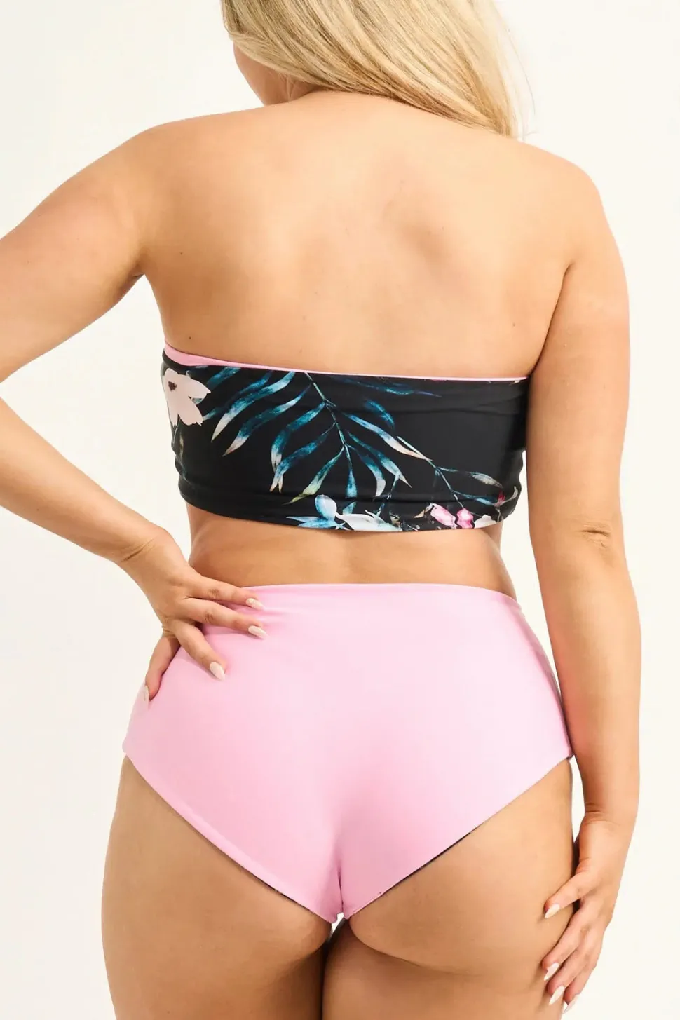 Silky Reversible High Waisted Extra Coverage Bikini Bottoms - Exotic At Heart