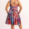 Silky Scoop Neck Comfort Crop Midi Dress W/ Pockets - Believe The Hype