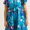 Slinky Silky Boss Bish Tiered Mini Dress - Mermaid Mafia