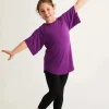 Slinky To Touch Kids Boyfriend Tee - Purple