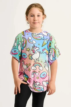 Slinky To Touch Kids Boyfriend Tee - Unicorn