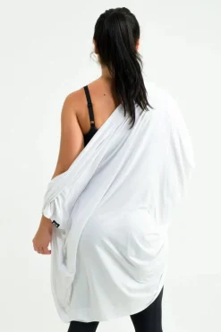Slinky To Touch Midi Kimono - White