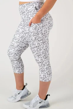 Snow Jag Performance - Panel Pocket High Waisted Capri Leggings