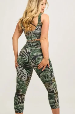 So Frond Of You Performance - Luxe Panel Pocket Drawstring Capri Leggings