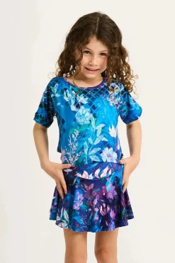 Soft To Touch Kids Cropped Tee - Mermaid Mafia