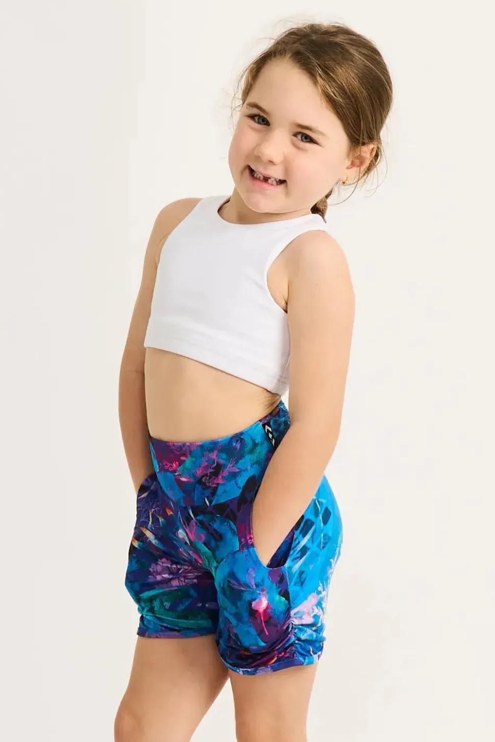 Soft To Touch Kids Jogger Shorts - Mermaid Mafia
