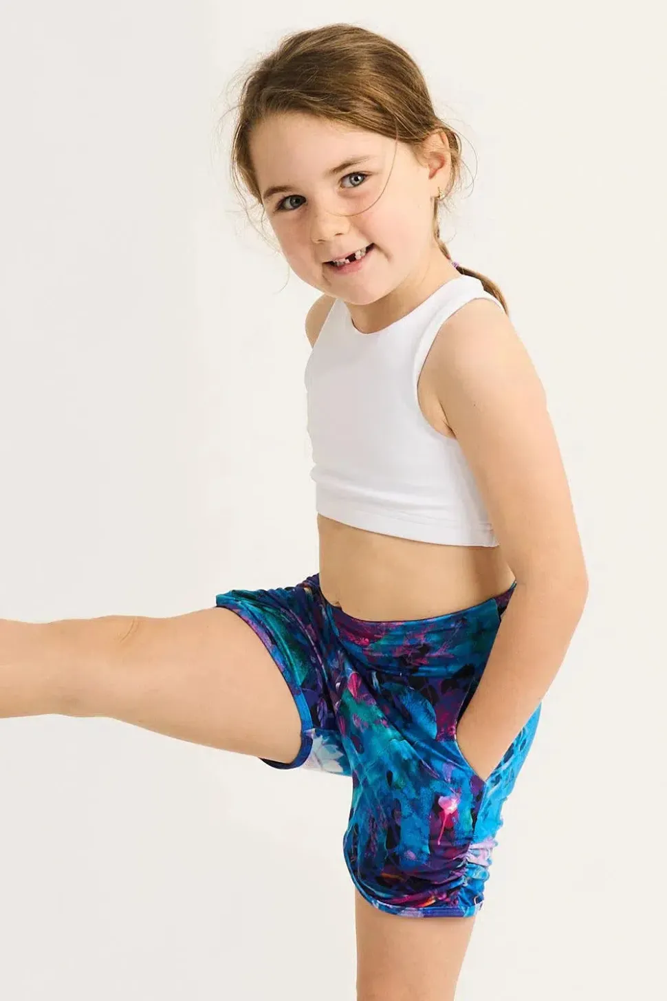 Soft To Touch Kids Jogger Shorts - Mermaid Mafia