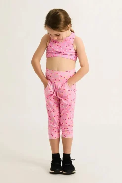 Soft To Touch Kids Jogger Capris - Extra Sprinkles