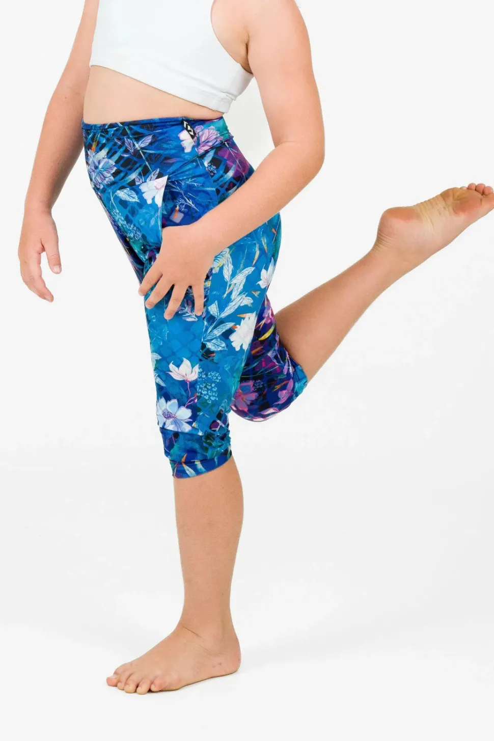 Soft To Touch Kids Jogger Capris - Mermaid Mafia