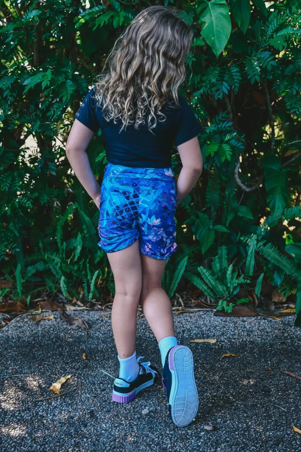 Soft To Touch Kids Jogger Shorts - Mermaid Mafia