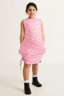 Soft To Touch Kids Lazy Girl Dress Tank - Extra Sprinkles