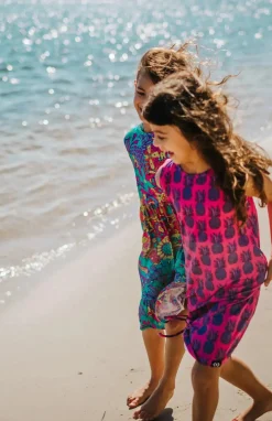 Soft To Touch Kids Lazy Girl Dress Tank - Party Like A Pineapple