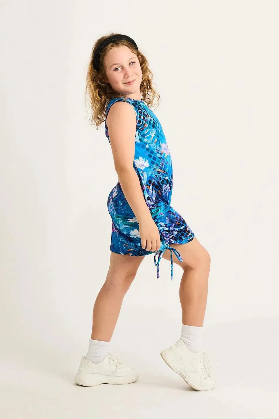 Soft To Touch Kids Lazy Girl Dress Tank - Mermaid Mafia