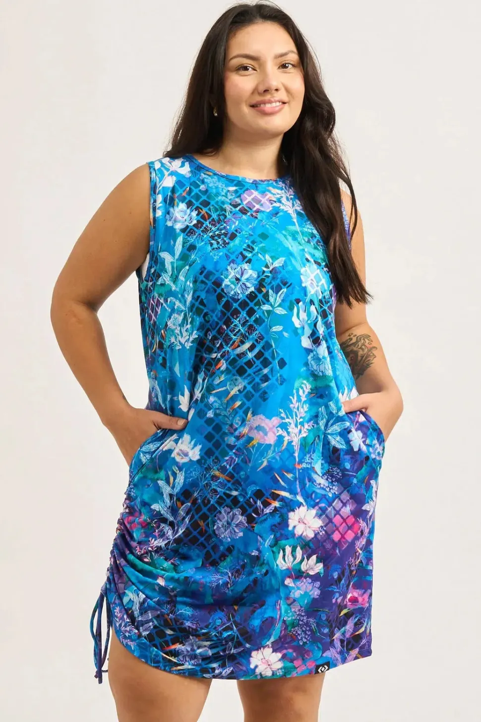 Soft To Touch Lazy Girl Dress Tank - Mermaid Mafia