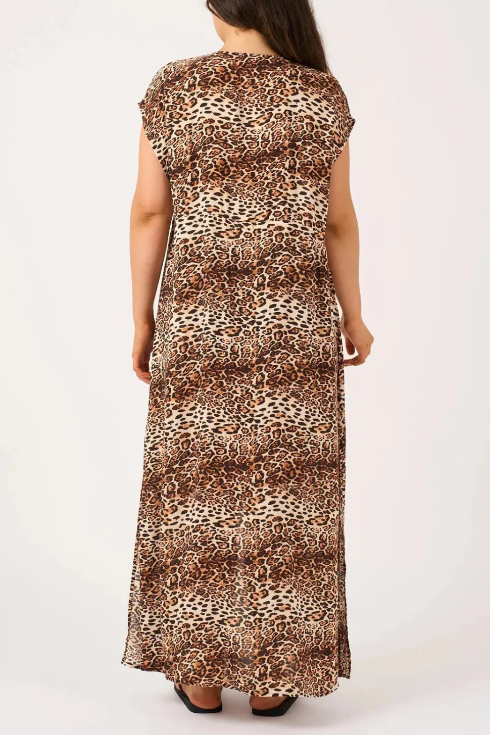 Sustainable Viscose Maxi Kimono - Natural Primal Animal