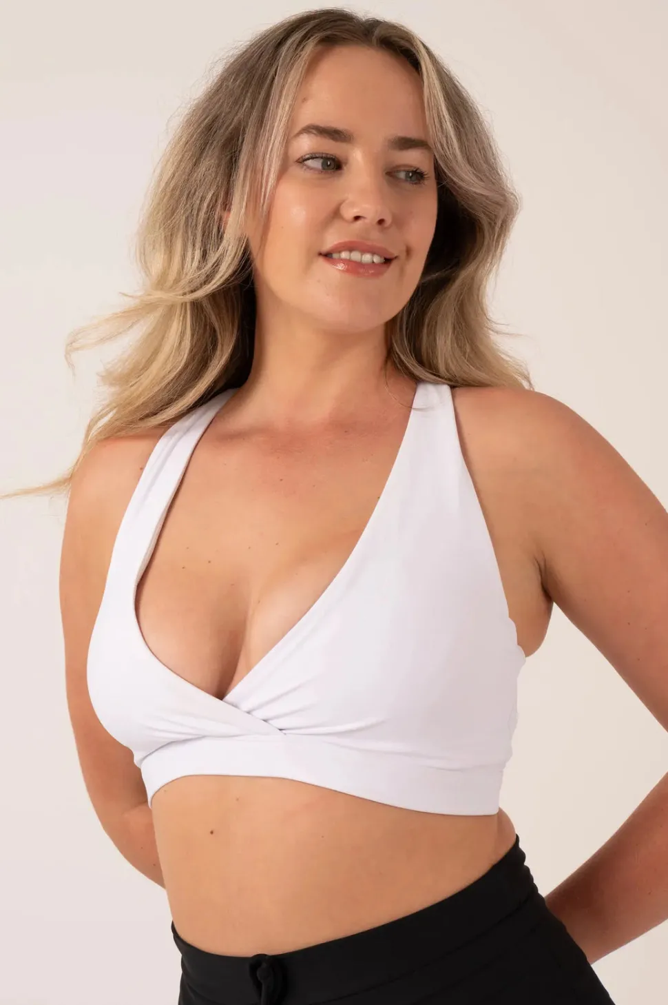 White Performance - Cross Over Crop