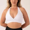 White Performance - Halter Crop