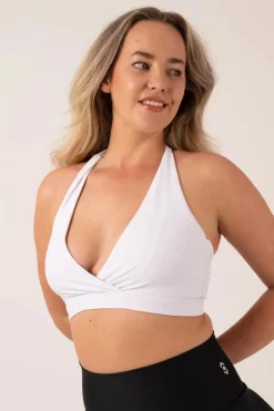White Performance - Halter Crop