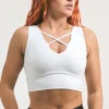 White Performance - Reversible Comfort Crop Top